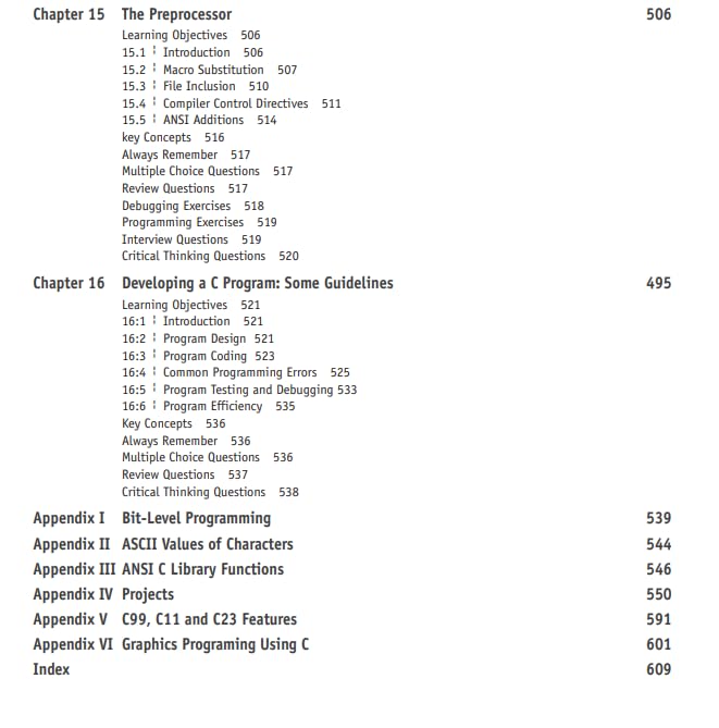 Programming in ANSI C | 9th Edition | Balagurusamy