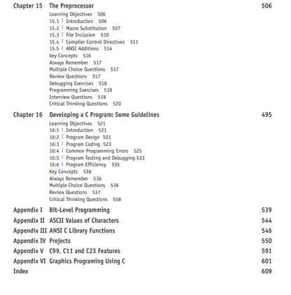 Programming in ANSI C | 9th Edition | Balagurusamy