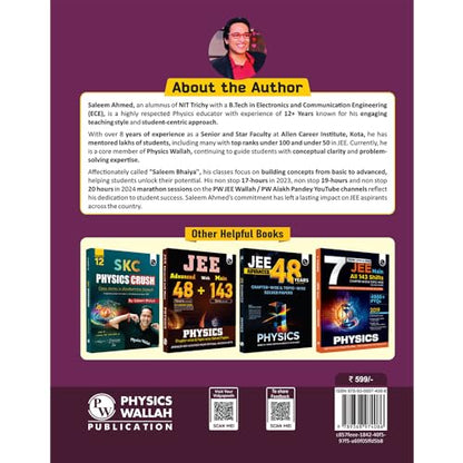PW SKC Physics Crush Class 11 Handwritten Format Notes By Saleem Sir For JEE and NEET Exams | A Beautiful Journey From Basic to JEE Advanced via JEE/ NEET [Paperback] Saleem Ahmed