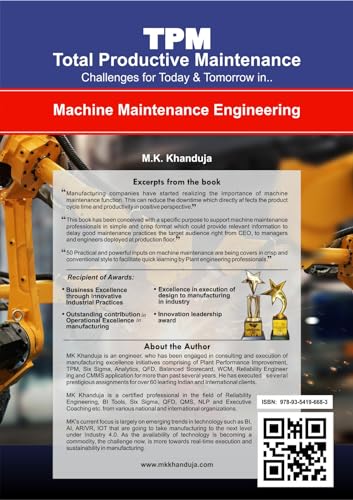 TPM Total Productive Maintenance Challenges for Today & Tomorrow in.. Machine Maintenance Engineering