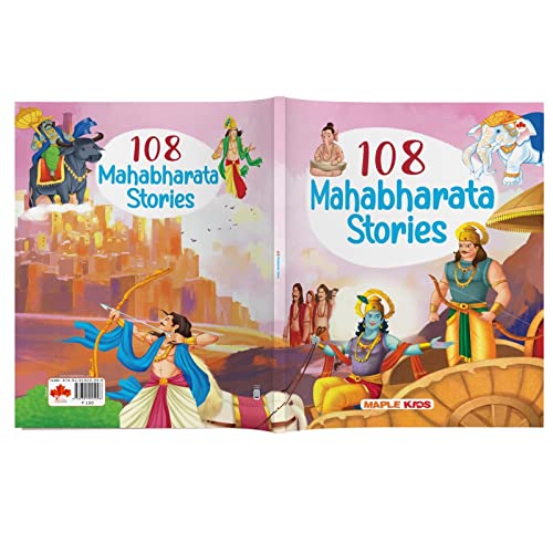 108 Mahabharata Stories for Children (Illustrated) - Story Book for Kids - Epic of India - Bedtime Stories - 3 Years to 10 Years Old - English Short ... Children - Read Aloud to Infants, Toddlers