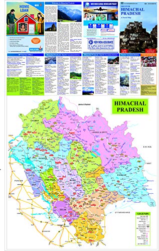 Discover Himachal Pradesh - A Travel Map (First Edition, 2019)