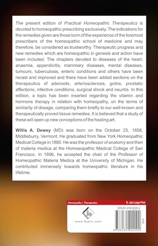 Practical Homoeopathic Therapeutics – Third Edition Revised and Enlarged