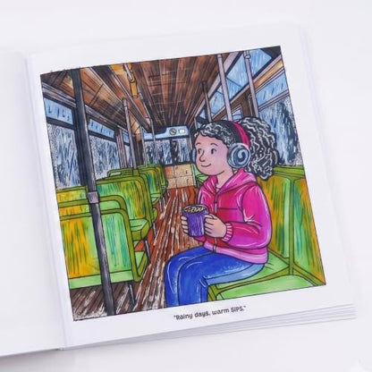 Living My Best Life – A Cozy Coloring Book for Adults & Teens ,Relaxing Cozy Girl Moments, Positive Illustrations & Stress-Free Coloring (Cozy Series)