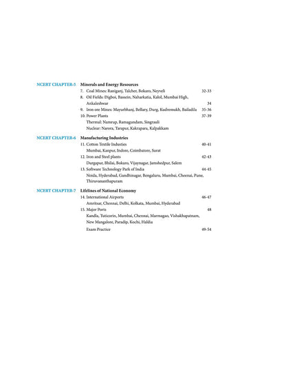 (OLD EDITION) Map Skill Workbook Social Science Class 10