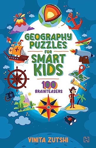 Geography Puzzles for Smart Kids book cover