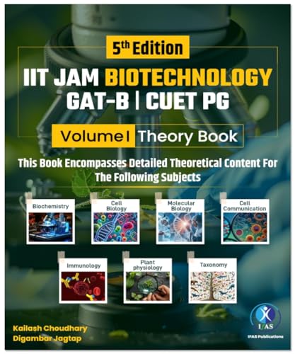 IIT JAM Life Science Biochemistry Biotechnology Theory Book (Bioscience-Vol 1) for GAT-B, IIT JAM, TIFR & All MSc Entrance Exams - Two Brothers