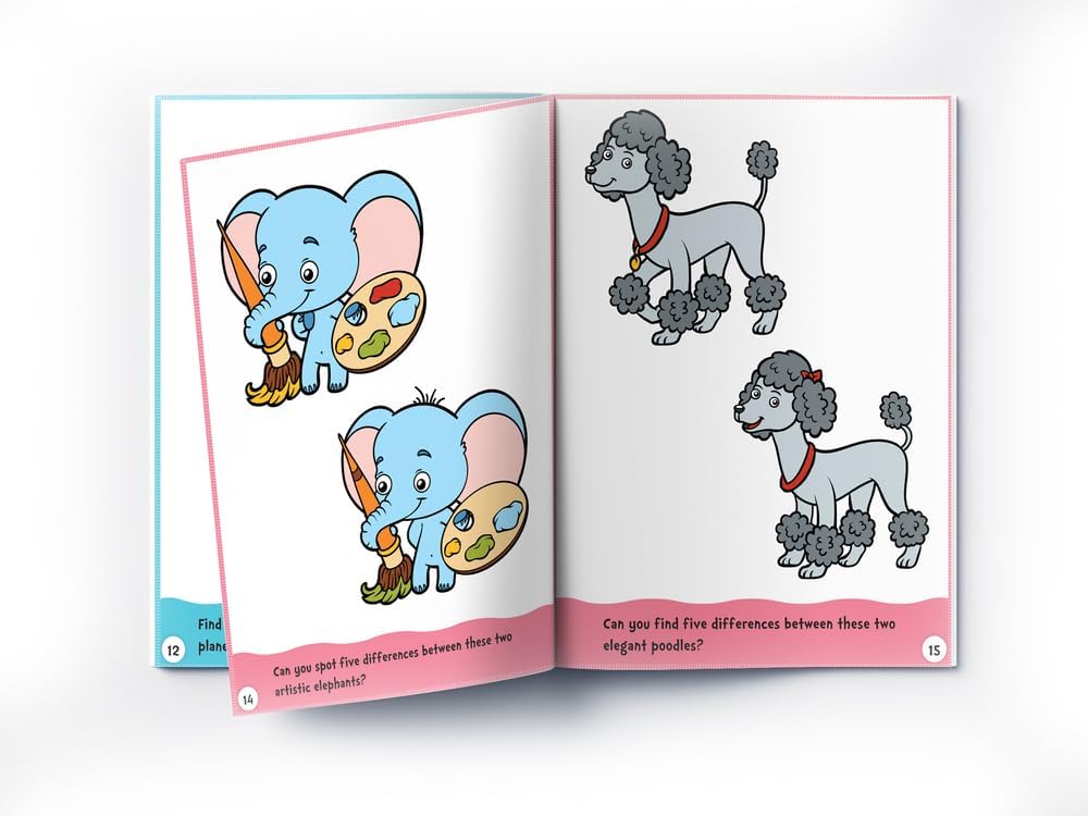 Spot The Difference | First Fun Activity Book For Kids | Boost Focus & Observation Skills | Ages 4–7 | Engaging Puzzle Fun