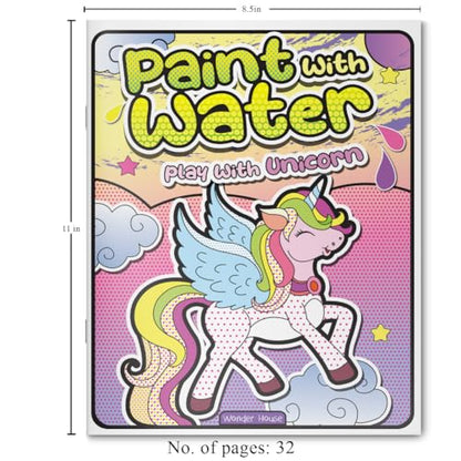 Paint with Water – Play with Unicorns Magical Scenes to Paint with Just Water | Ages 3–6 | 2+ Hours of Imaginative, Mess-Free Art Fun