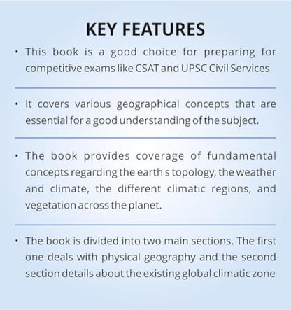 Certificate Physical and Human Geography by G.C. Leong | Complete Geography Book for UPSC, SSC, State PCS & Competitive Exams | Latest 2026–27 Edition