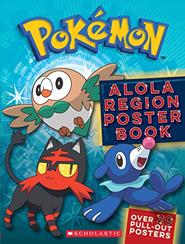 POKEMON: ALOLA REGION POSTER BOOK book cover