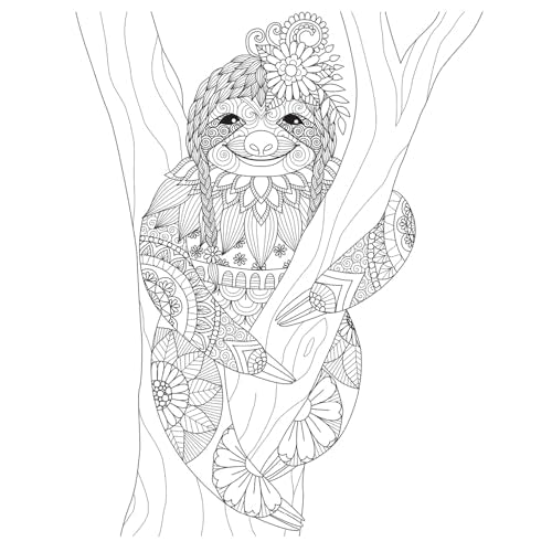 Animals Mandala Art Colouring Book 2026 for Kids (6-12 Years), Adults & Teens | Majestic Animal Art and Craft | tear out sheets | Stress Relief Art Therapy Coloring Books | Drawing & Painting Kit