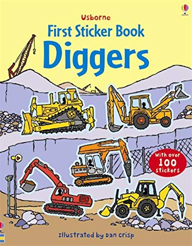 Diggers Sticker Book book cover