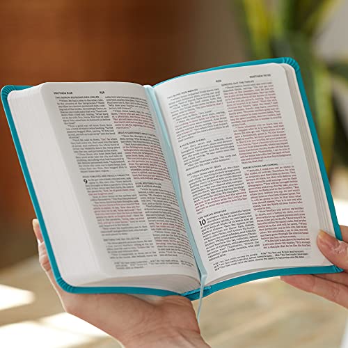 NKJV, Value Thinline Bible, Leathersoft, Black, Red Letter, Comfort Print