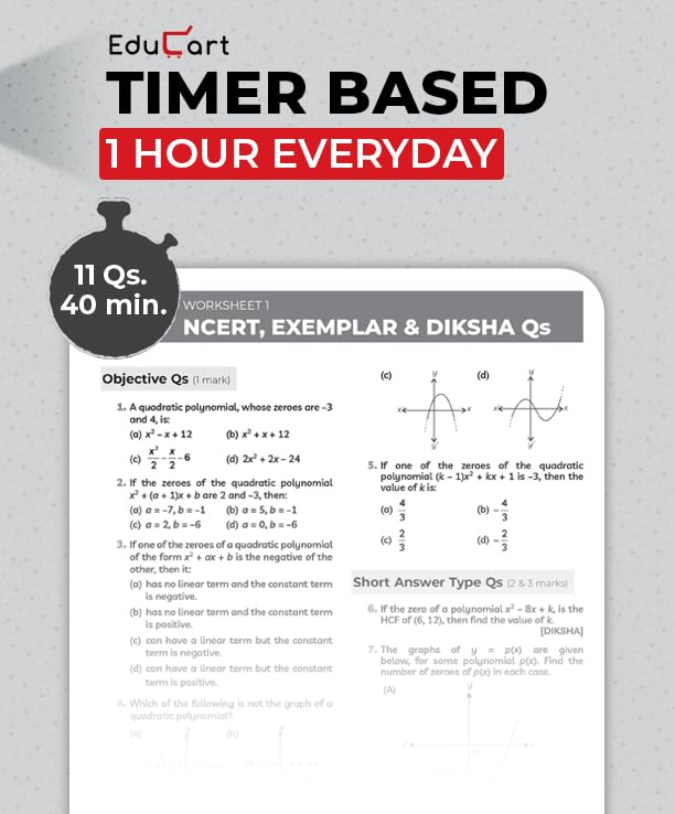 Educart One-shot Mathematics Standard CBSE Class 10 Question Bank 2026-27 (Strictly for Boards Exam 2027)