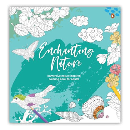 Enchanting Nature: Coloring Book for Adults with Tear out Sheets | Fun and Relaxing Doodle Designs