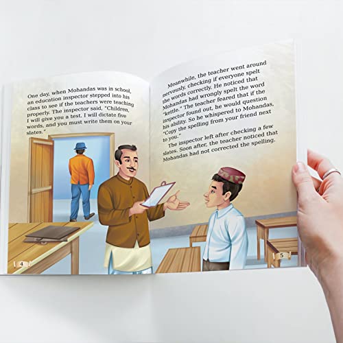 Story Books for Kids (Set of 5 Books) (Illustrated) - Indian Freedom Fighters - Biographies for Children - 6 Years to 10 Years Old - Gandhi, Patel, Nehru, Subhash Chandra Bose, Bhagat Singh