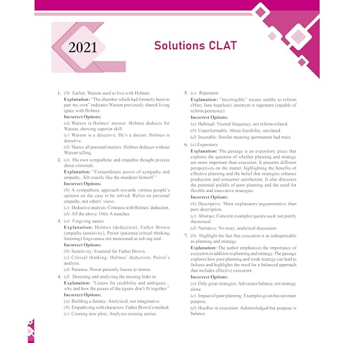 PW CLAT & AILET 14 Previous Years Solved Papers (2020-2026) Yearwise with Detailed Explanation For 2027 Exam