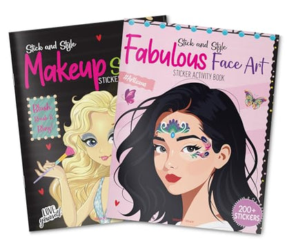 Stick and Style - Fabulous Face Art (Sticker Activity Book)
