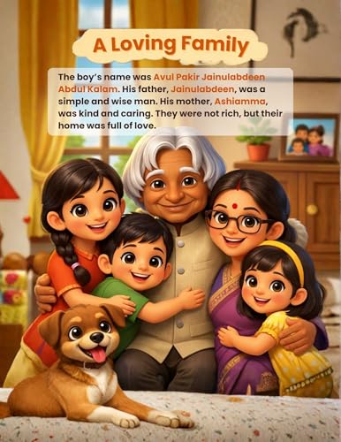 Dr A.P.J. Abdul Kalam for Kids – Inspiring Illustrated Biography Book for Children | Motivational Stories, STEM Learning & Moral Values | Early Educational Gift Book | English Edition