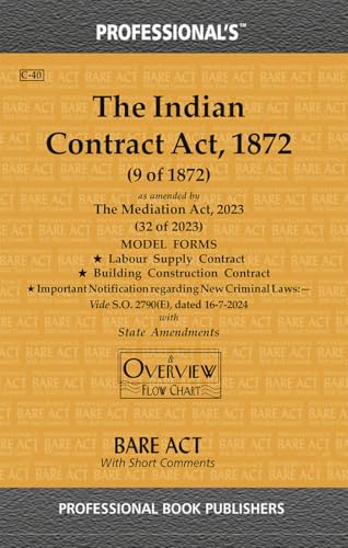 Indian Contract Act, 1872 with State Amendments
