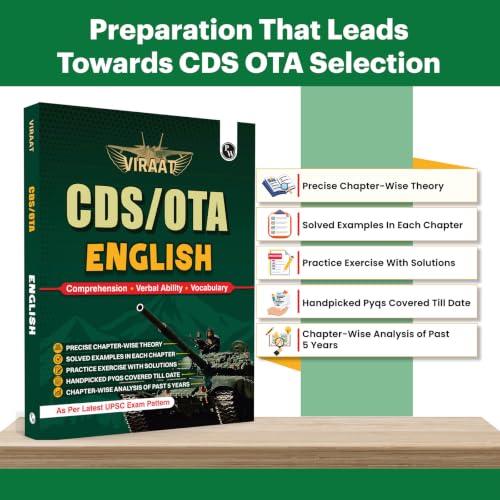 PW Viraat CDS OTA Book 2026 English | PYQ (2026-21) | Latest 2026 Solved Paper | Chapterwise Theory, Solved Examples, Practice Exercises & Past Year Questions