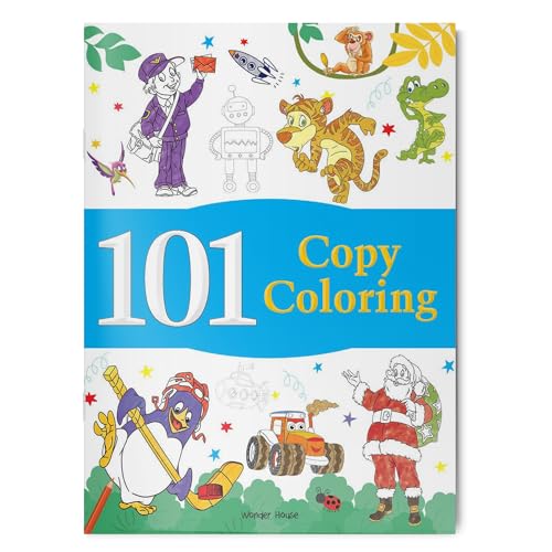 101 Copy Coloring: Fun Activity Book For Children book cover