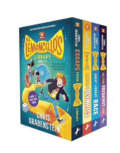 Mr. LemoncelloS Library Books 1-4 (Boxed Set) (Lead Title) book cover