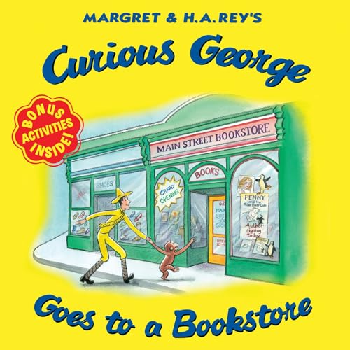 CURIOUS GEORGE GOES TO A BOOKSTORE book cover