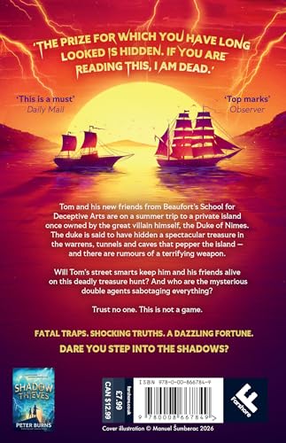 Shadow Thieves: Island of Skulls: The second book in the blockbuster middle-grade action adventure thriller series, new for 2026! Perfect for fans of Skandar and Percy Jackson