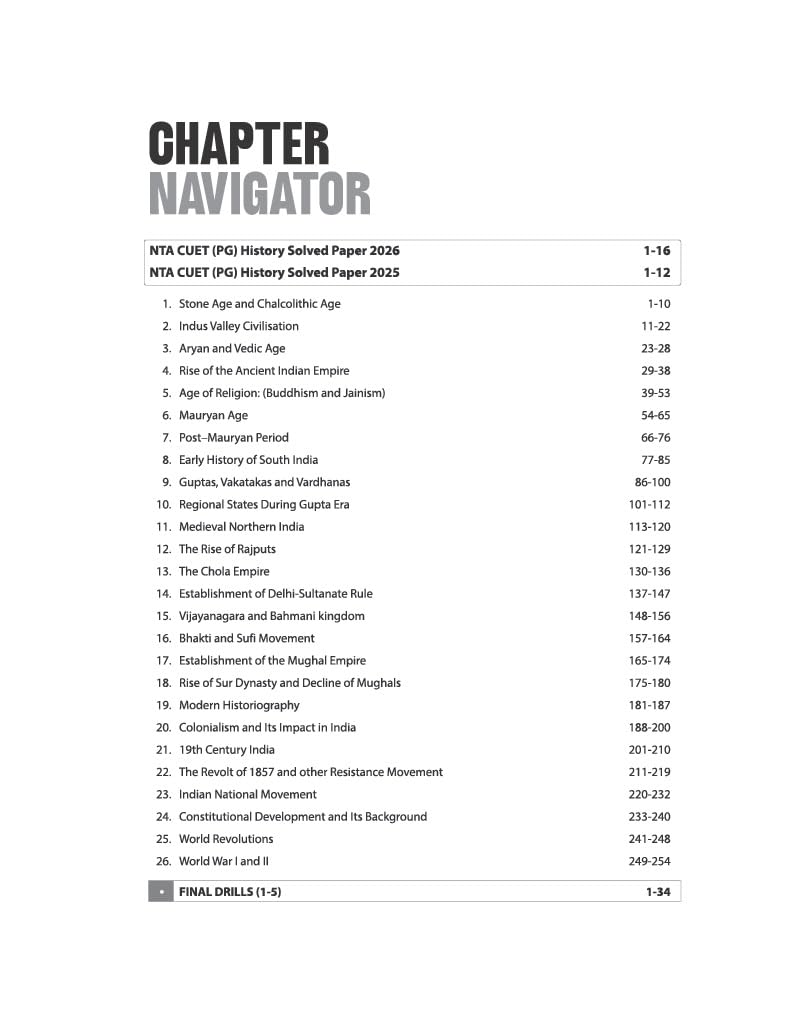 Arihant CUET PG History 2027 | Chapterwise Notes & Question Bank | 1500+ Exam Pattern MCQs | 5 Final Drills | CUET PG 2026 Solved Paper | Based on NTA Test Pattern