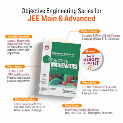 Arihant Objective Physics Volume 1 For JEE 2026-2027 | 3600+ Questions, Modular Theory & REE Plus, PYQ-Based 2-Level Exercises | For JEE Main, BITSAT, MHT-CET & Engineering Entrances | DC Pandey
