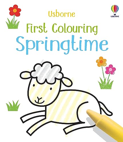 FIRST COLOURING - SPRINGTIME book cover