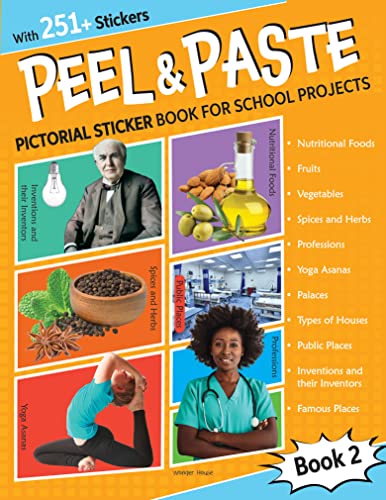 Peel & Paste Pictorial Sticker Book For School Projects - Book 2 book cover