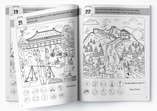 Lots to Spot On The Holiday: Search, Find and Color Activity Book