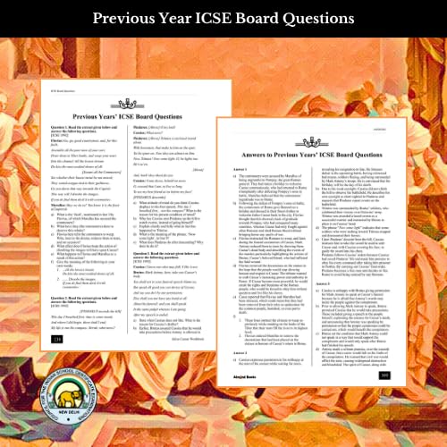 Almond Books ICSE Class 9 & 10 Julius Caesar Workbook with Answers | English Literature | Fully Solved | Latest 3rd Edition 2026–2027.
