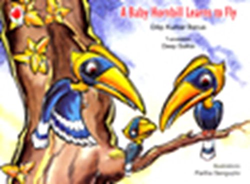 A BABY HORNBILL LEARNS TO FLY book cover