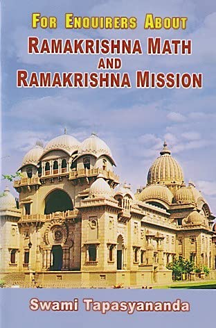 FOR ENQUIRERS : RAMAKRISHNA MATH/MISSION book cover