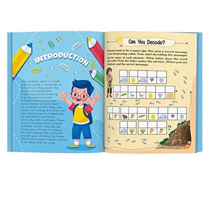 Introduction to Coding for Kids - Brain Activity Book for Kids - Age 6+ - Brain Boosting Activities - Early Learning - Activities for Cognitive Development - Brilliant Brain Activities for Children