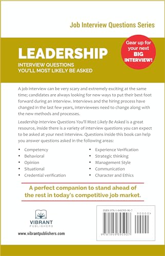 Leadership Interview Questions You’ll Most Likely Be Asked: 250 Real-Life Scenario Questions, Answers for Managers and Executives