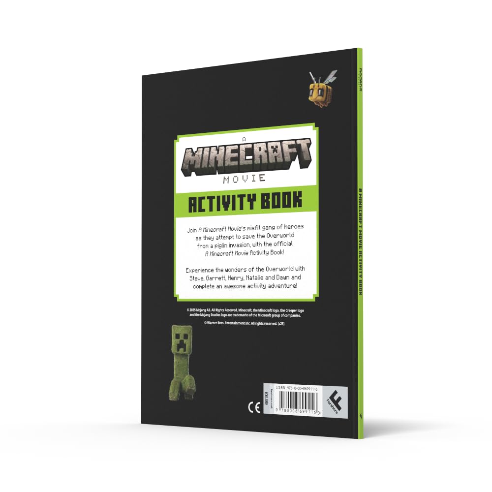 A Minecraft Movie: Activity Book: Go on an adventure through the worlds of A Minecraft Movie with this official activity book – packed with puzzles and things to do!