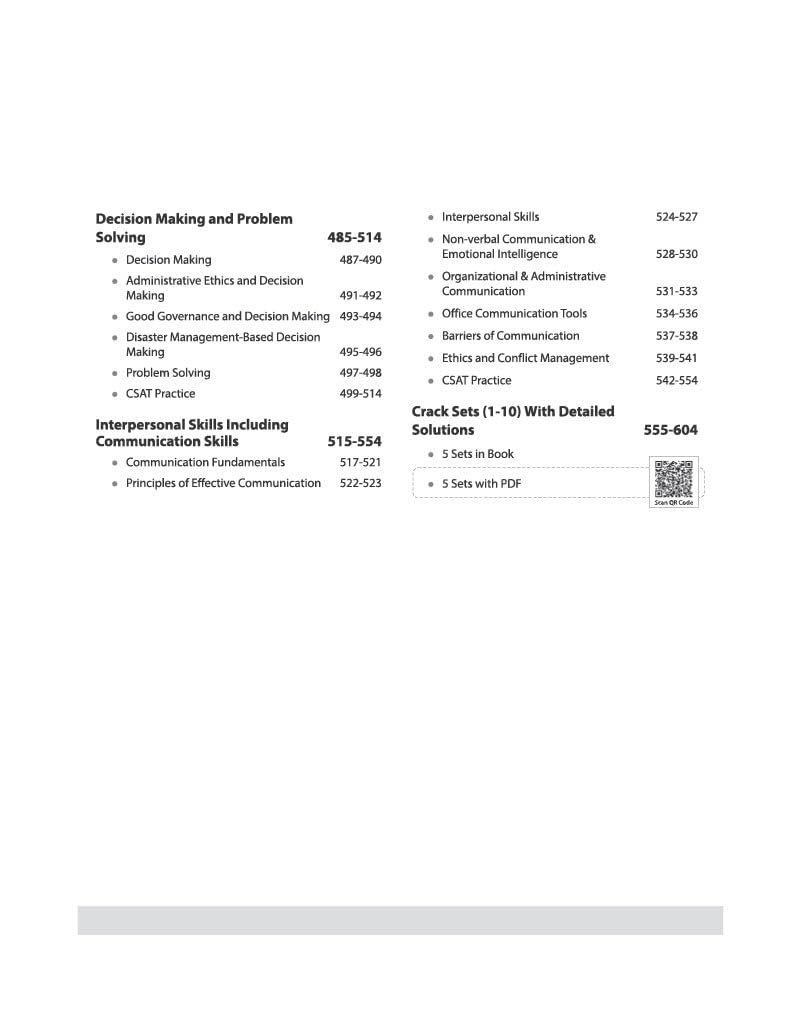 Arihant Cracking the CSAT Paper II 2027 | UPSC Civil Services Aptitude Test | Complete CSAT Syllabus Coverage with Latest Questions, Trends & Strategy | Solved Papers (2026–2025) & 10 Crack Sets