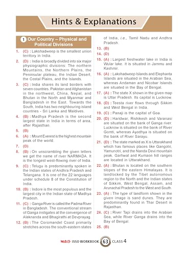 MTG International Social-Studies Olympiad (ISSO) Workbook Class 4 - Chapter-wise MCQs with Achievers Section - SOF Olympiad Books For 2026-27 Exam