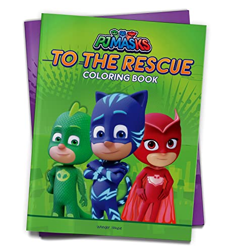 PJ Masks To The Rescue: Coloring Book For Kids book cover