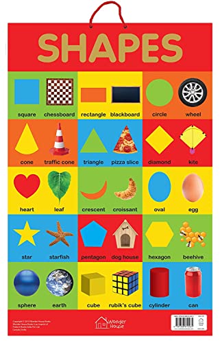 Shapes - Early Learning Educational Posters For Children: Perfect For Kindergarten, Nursery and Home book cover