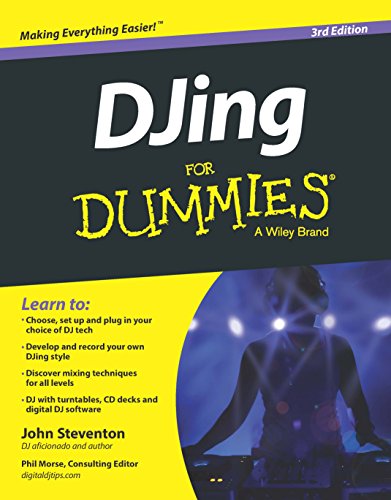 DJing For Dummies book cover