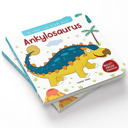 Ankylosaurus – My First Dino Board Book: Illustrated Dinosaur Picture Book for Kids | Learn Fun Facts About the Dinosaurs with Bright Artwork & Simple Text | Sturdy Board Book for Toddlers & Preschoolers | Ages 2–5 Years