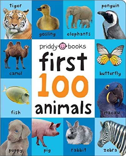 First 100 Animals Padded (large) book cover
