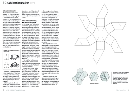 Art & Science of Geometric Origami: Create Spectacular Paper Polyhedra, Waves, Spirals, Fractals and More! (More than 60 Models!)