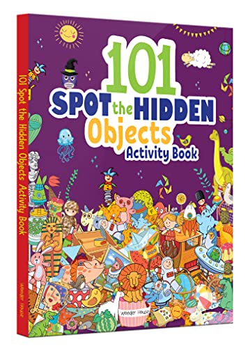 101 SPOT the HIDDEN Objects Activity Book book cover
